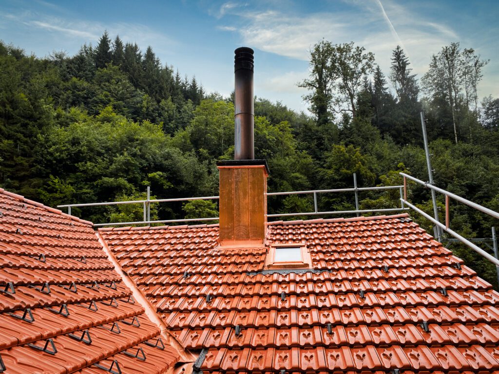Dacheinfassung Bauspengler arbeiten